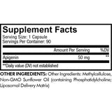 Liposomal Apigenin by Codeage Supplement Facts