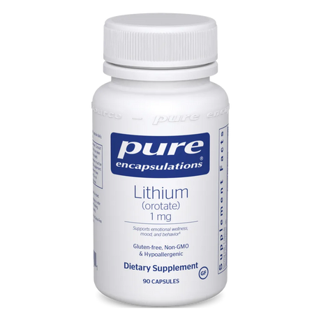 Lithium (orotate) 1mg by Pure Encapsulations