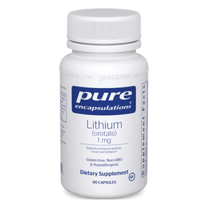 Lithium (orotate) 1mg by Pure Encapsulations