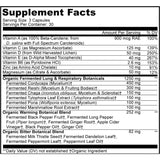Lungs by Codeage Supplement Facts