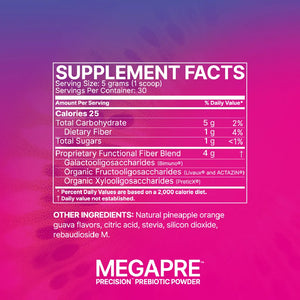 MegaPre by Microbiome Labs Supplement Facts