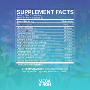 MegaViron by Microbiome Labs Supplement Facts