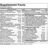 Men's Fermented Multivitamin by Codeage Supplement Facts