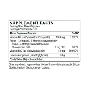 Methyl-Guard by Thorne Supplement Facts