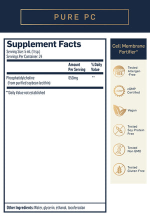 Pure PC by Quicksilver Scientific Supplement Facts