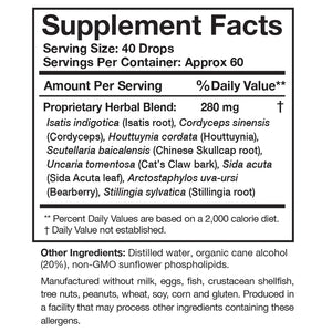 Myc-P by Researched Nutritionals Supplement Facts