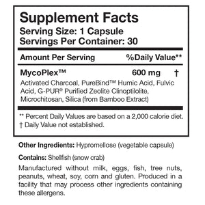 MycoPul by Researched Nutritionals Supplement Facts