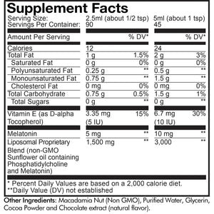 Nanofood Ultra Sleep+ by Codeage Supplement Facts