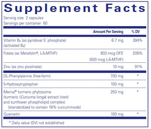 NeuroPure by Pure Encapsulations Supplement Facts