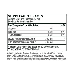 Omega Superb by Thorne Supplement Facts