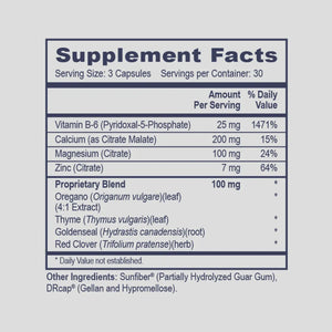 Oxalate Balancer by PHP/MethylGenetic Nutrition Supplement Facts