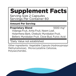 Para 2 by CellCore Supplement Facts