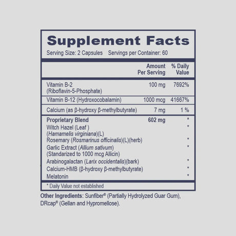 Peroxynitrite Scavenger PM (Free Radical X P.M.) by PHP/MethylGenetic Nutrition Supplement Facts