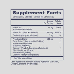 Peroxynitrite Scavenger (Free Radical X) by PHP/MethylGenetic Nutrition Supplement Facts