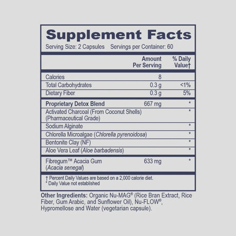 Phase 3 Complete Binding DTX by Professional Health Products Supplement Facts