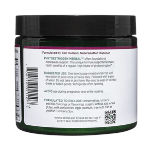 PhytoEstrogen Herbal by Vitanica Label