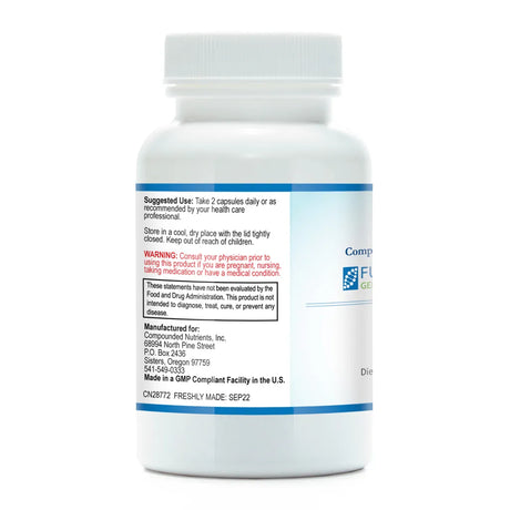 PLAX by Functional Genomic Nutrition Label