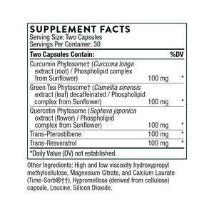 PolyResveratrol-SR by Thorne Supplement Facts