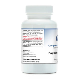 Pregnenolone 100 mg by Compounded Nutrients Label