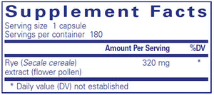 ProstaFlo by Pure Encapsulations Supplement Facts