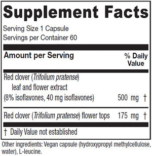 Red Clover by Vitanica Supplement Facts