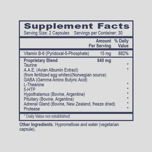 SER-GAB Accelerator by PHP/MethylGenetic Nutrition Supplement Facts