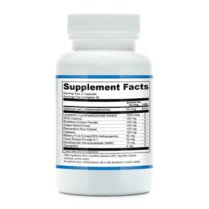 SOD PLUS by Functional Genomic Nutrition Supplement Facts