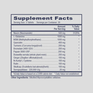 STOP by Professional Health Products Supplement Facts