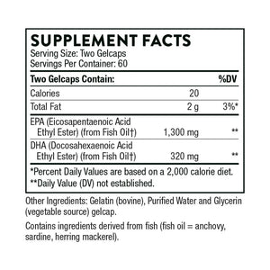 Super EPA Pro by Thorne Supplement Facts