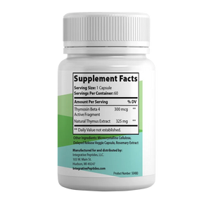 TB4-FRAG MAX by Integrative Peptides Supplement Facts