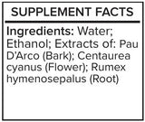 TR Tai-Ra-Chi 1 oz by Systemic Formulas Supplement Facts