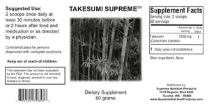 Takesumi Supreme - Powder by Supreme Nutrition Supplement Facts