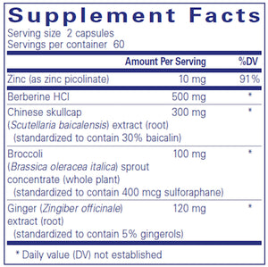 Th1 Support by Pure Encapsulations Supplement Facts