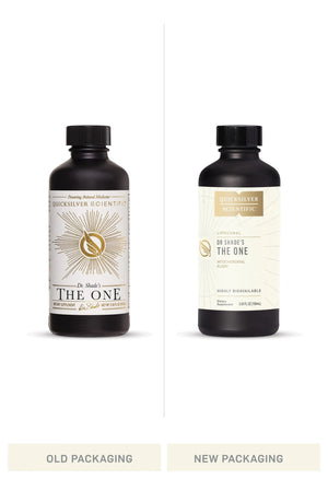 The One by Quicksilver Scientific Old vs New Bottle Comparison