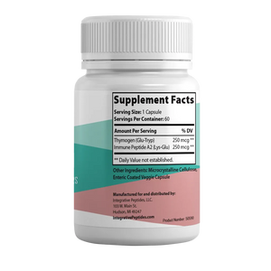 Thymogen Alpha-1 by Integrative Peptides Supplement Facts