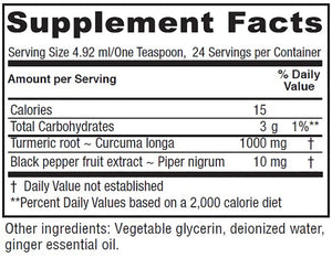 Turmeric Tonic by Vitanica Supplement Facts