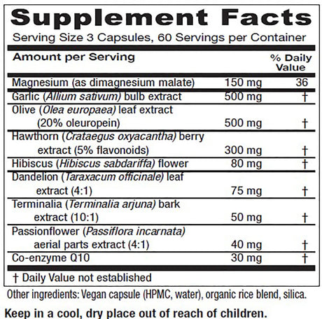 VasoBlend by Vitanica Supplement Facts