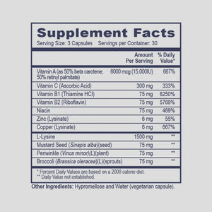 Viroplex by Professional Health Products Supplement Facts