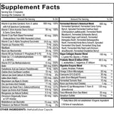 Women's Multivitamin by Codeage Supplement Facts